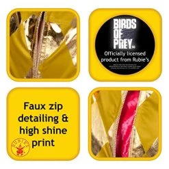 Official Rubie's DC Comic Harley Quinn Gold Jumpsuit Costume 10 Official Rubie's DC Comic Harley Quinn Gold Jumpsuit Costume -Rubie's Shop 51tAljD7U1L 2