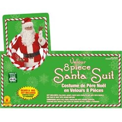 Rubie's Velour Santa Suit With Beard And Wig -Rubie's Shop 51ueStcEwEL