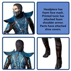 Rubies Official Mortal Kombat Sub-Zero Costume, Adult Fancy Dress 10 Rubies Official Mortal Kombat Sub-Zero Costume, Adult Fancy Dress -Rubie's Shop 51vCOttTu5L 1