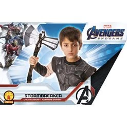 Rubie's Official Child's Marvel Endgame Thor Stormbreaker Hammer, One Size, Multi-Coloured -Rubie's Shop 51vJ16sEhL