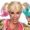 Rubie's Womens Dc Comics Birds Of Prey Harley Quinn Costume Wig, As Shown, One Size US