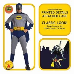 Rubie's Official DC Comic Batman 1966 Version, Super Hero Adult Costume -Rubie's Shop 51vgmS2xsL 1