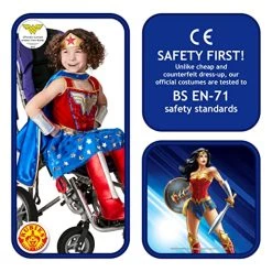 Rubies Official DC Wonder Women Adaptive Child Costume, Kids Fancy Dress 9 Rubies Official DC Wonder Women Adaptive Child Costume, Kids Fancy Dress -Rubie's Shop 51wbvyy0lSL 1
