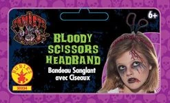 Rubie's Official Headband With Scissors And Blood, Halloween Children's Costume Accessory 6 Rubie's Official Headband With Scissors And Blood, Halloween Children's Costume Accessory -Rubie's Shop 51wpEwhzRlL