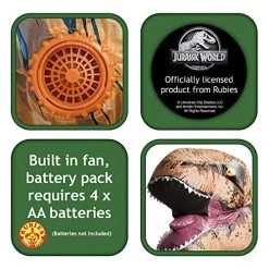 Rubie's Official Jurassic World T-Rex Dinosaur Inflatable Adult Costume (One Size) -Rubie's Shop 51xBbeT92pL