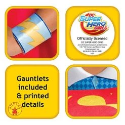 Rubie's Official DC Super Hero Girl's Supergirl Costume, Kids Fancy Dress -Rubie's Shop 51xUObK0HL 1