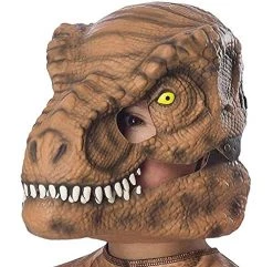 Rubie's Jurassic World Fallen Kingdom Tyrannosaurus Rex Dinosaur Mask With Movable Jaw, One Size -Rubie's Shop 51xmC6ekoL