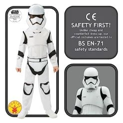 Rubie's Official Disney Star Wars Stormtrooper Classic Child Costume, Kids Fancy Dress -Rubie's Shop 51xmEAHEM0L