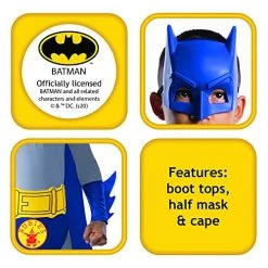 Rubie's Official DC Comics Batman Brave & The Bold Childs Costume, Kids Super Hero Fancy Dress -Rubie's Shop 51yYO0n1V7L