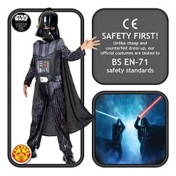 Rubie's Official Star Wars Obi Wan Kenobi Series - Darth Vader Kenobi Classic Child Costume, Kids Fancy Dress -Rubie's Shop 51yrnkYbejL 2