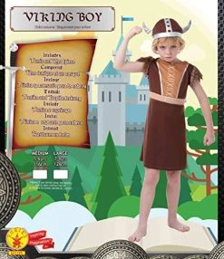 Rubie's Official Viking Boy, Child Costume, Book Day Curriculum Character -Rubie's Shop 51yviquc4fL