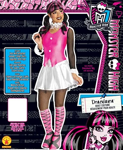 Rubie's Official Monster High - Draculaura Deluxe Adult Dress 6 Rubie's Official Monster High - Draculaura Deluxe Adult Dress - Image 4