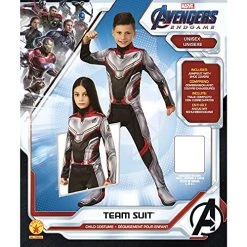 Rubie's Official Marvel Avengers Endgame Team Suit Classic Childs Unisex Costume, Kids Superhero Fancy Dress 10 Rubie's Official Marvel Avengers Endgame Team Suit Classic Childs Unisex Costume, Kids Superhero Fancy Dress -Rubie's Shop 6187ZgMH2S