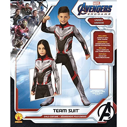 Rubie's Official Marvel Avengers Endgame Team Suit Classic Childs Unisex Costume, Kids Superhero Fancy Dress 6 Rubie's Official Marvel Avengers Endgame Team Suit Classic Childs Unisex Costume, Kids Superhero Fancy Dress - Image 4