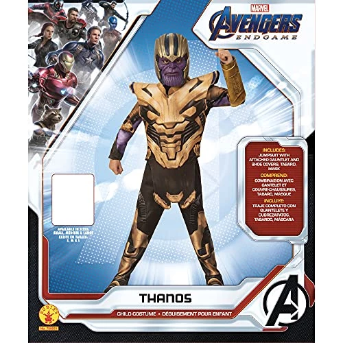 Rubie's Official Marvel Avengers Endgame Thanos Classic Childs Costume, Kids Superhero Fancy Dress 6 Rubie's Official Marvel Avengers Endgame Thanos Classic Childs Costume, Kids Superhero Fancy Dress - Image 4