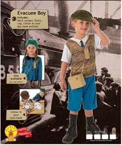 Rubie's 880344S Official Evacuee Costume -Rubie's Shop 61J1eF9xcL 1