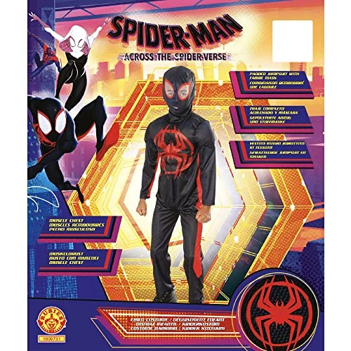 Rubie's Official Miles Morales Deluxe Child Costume, Kids Fancy Dress 6 Rubie's Official Miles Morales Deluxe Child Costume, Kids Fancy Dress - Image 4