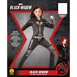 Rubies Official Marvel Black Widow Movie Classic Costume, Childs Superhero Kids Fancy Dress -Rubie's Shop 61OWkmm eS