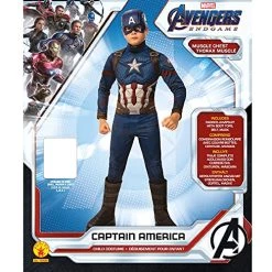 Rubie's Official Marvel Avengers Endgame Captian America Deluxe Childs Costume, Kids Superhero Fancy Dress 8 Rubie's Official Marvel Avengers Endgame Captian America Deluxe Childs Costume, Kids Superhero Fancy Dress -Rubie's Shop 61UGfM9DZYS