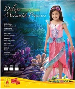 Rubie's 620501S Official Deluxe Mermaid Princess Costume Girls -Rubie's Shop 61V98LsQY1L 1