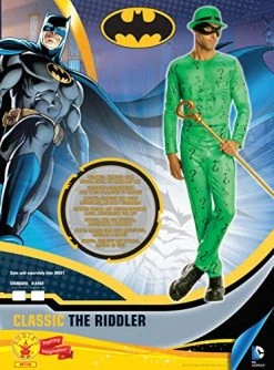 Rubie's Official DC Comics The Riddler Batman Villain Costume - Adult Mens Dress Up -Rubie's Shop 61i11hX2pvL