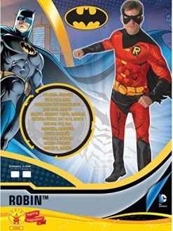Rubie's Official DC Comics Robin Adult Costume, Mens Comic Book Super Hero -Rubie's Shop 61rT9W5dI7L