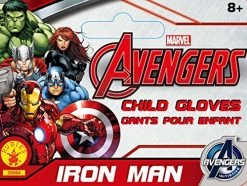 Rubie's Official Avengers Endgame Iron Man, Classic Child Costume - Small, Age 3-4, Height 117 Cm & Official Marvel Avengers Assemble Iron Man Child Gloves,- One Size, Red -Rubie's Shop 61x4t5sHLJL