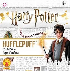Rubie's Official Harry Potter Hufflepuff Costume Skirt, Childs One Size Approx Age 6-12 Years -Rubie's Shop 61xC3r7iqmL