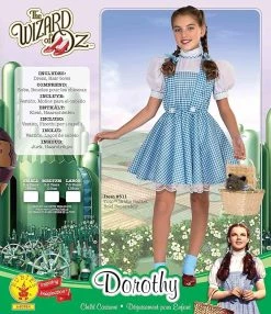 Rubie's Official The Wizard Of Oz Dorothy Childs Costume, Kids Fancy Dress -Rubie's Shop 71gWjZ0fYYL